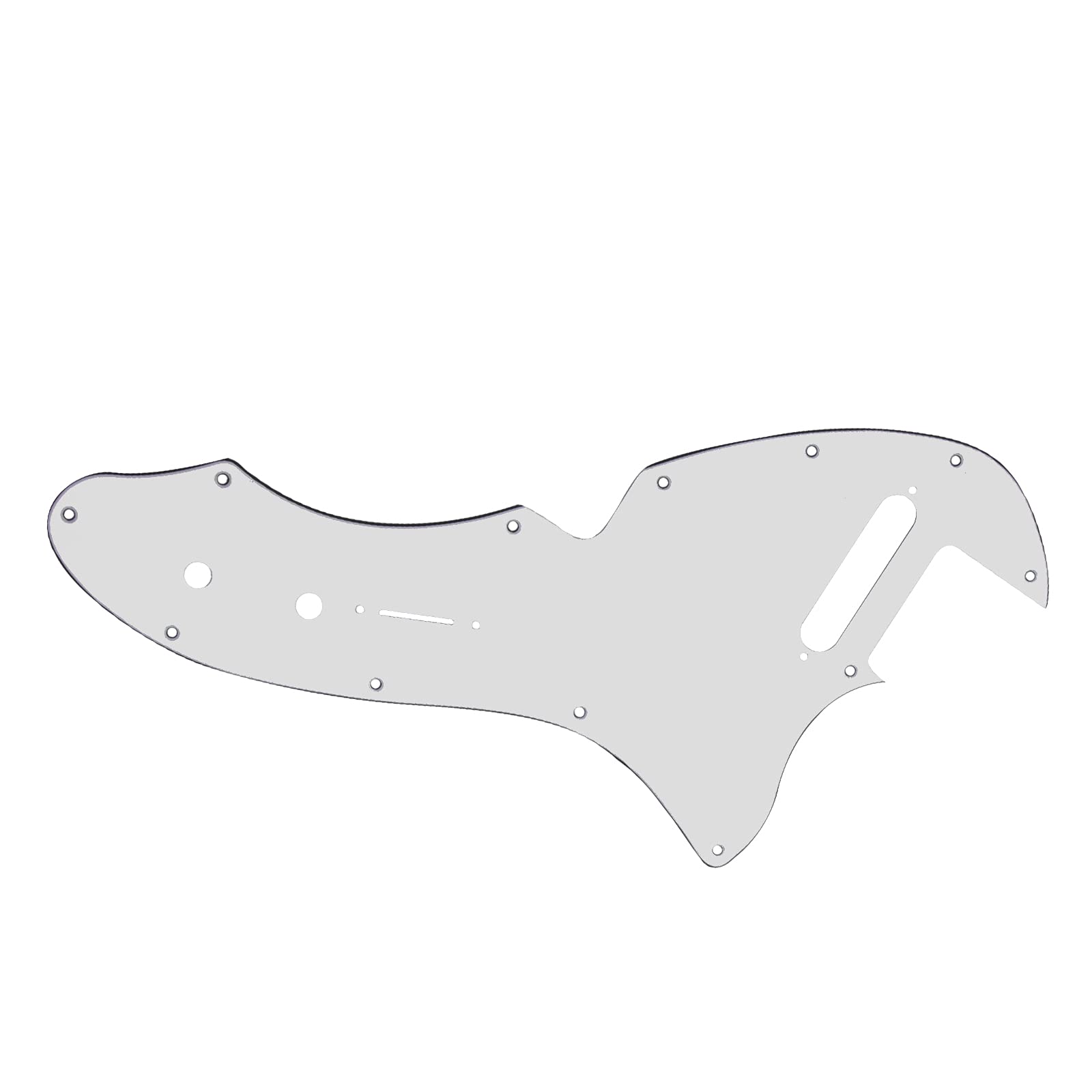 1Pcs Yootones Guitar Scratch Plate Thinline Tele Pickguard Compatible with 69 Telecaster Telecaster Thinline Re-issue Guitar Par